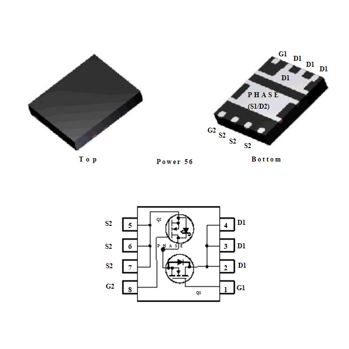 Микросхема FDMS3660S N-Channel MOSFET 30V 30A