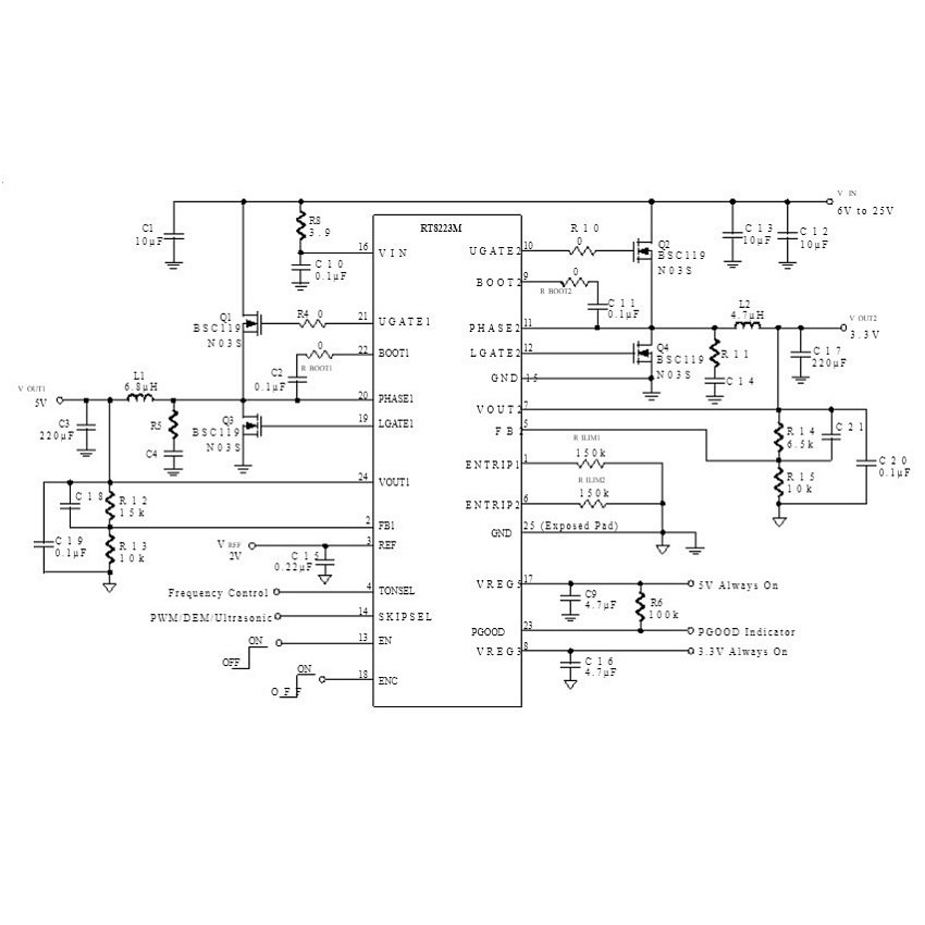Микросхема RT8223MGQW EQ=