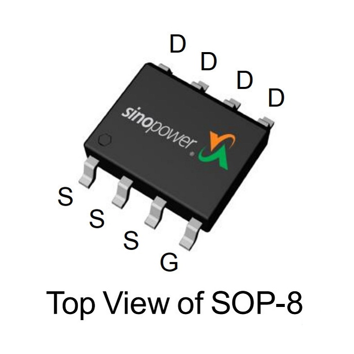 Микросхема SM4843NSKC-TRG N-Channel MOSFET 30V 15A