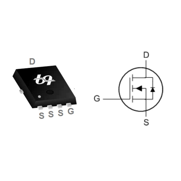Микросхема QM3004M3 N-CHANNEL MOSFET 30V 46A