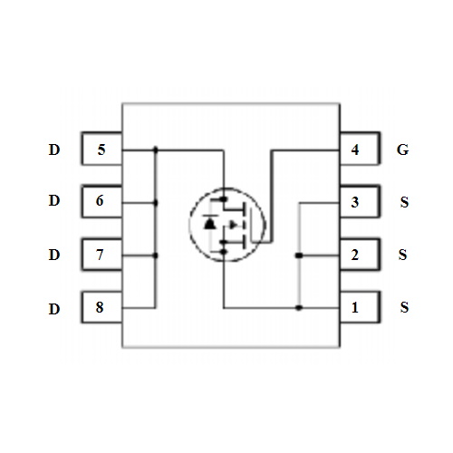 Микросхема FDMC8884 N-Channel MOSFET 30V 15A