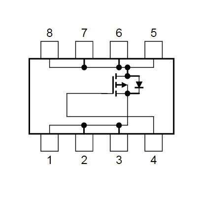 Микросхема TPCA8109 P-CHANNEL MOSFET 30V 24A