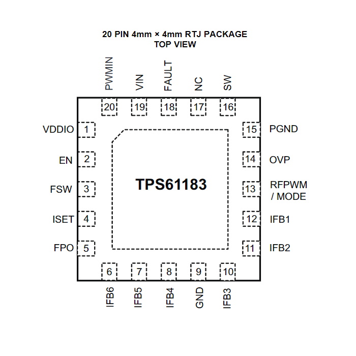 Микросхема TPS61183