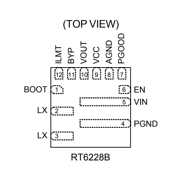 Микросхема RT6228BGQUF K4=